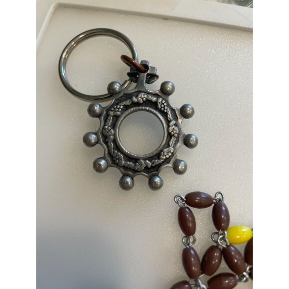 Lot Of Religious Crucifixes Handmade Rosaries Scapula & Finger Rosary Keychain - Picture 5 of 13